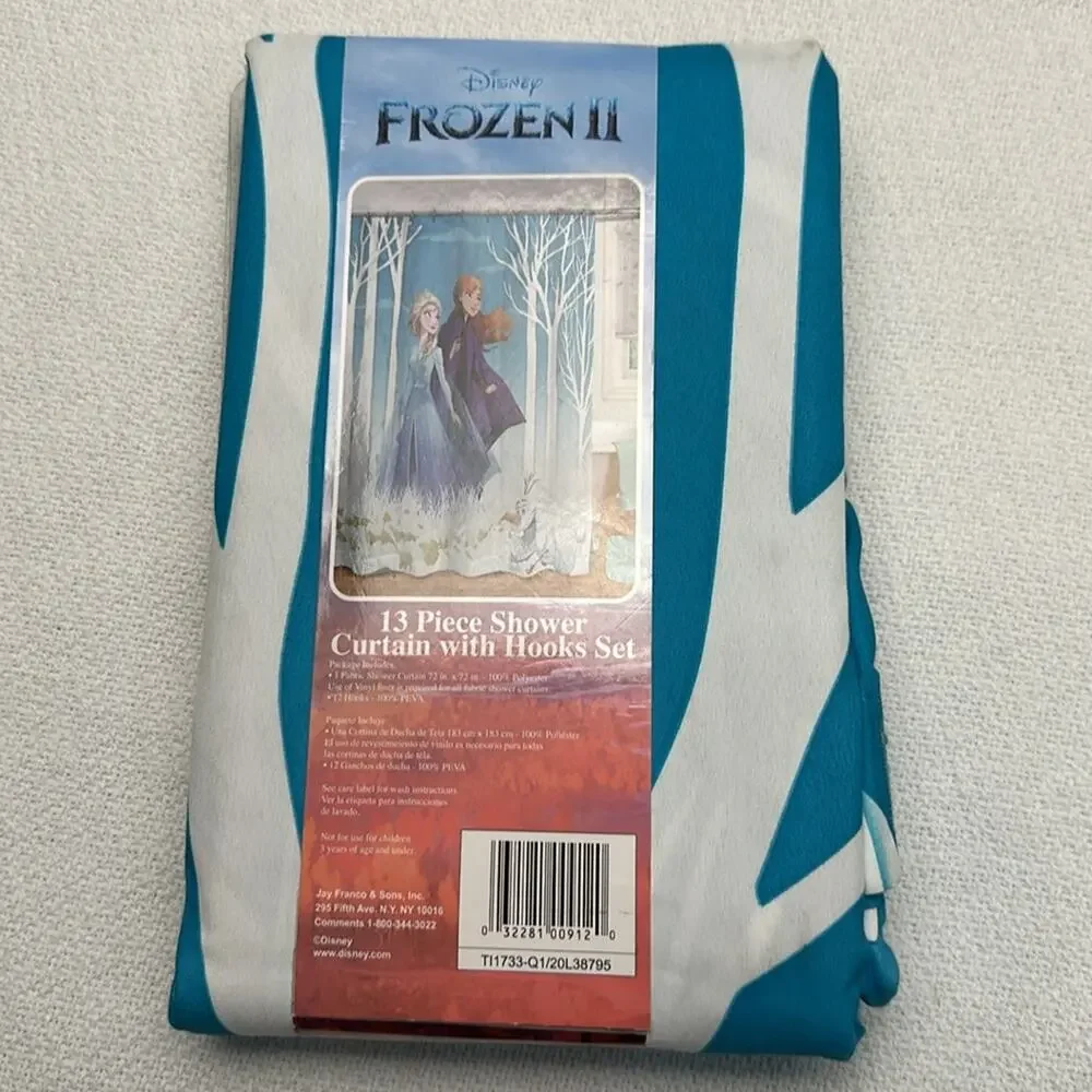 Frozen 2 Shower curtain and shower rings